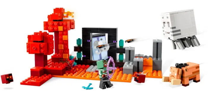 Lego and Minecraft are the perfect match, and this Nether Portal