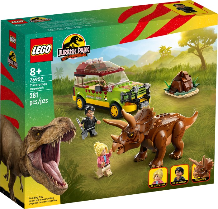 Lego J.W. Triceratops-Forschung 76959