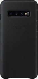 Samsung Leather Cover für Galaxy S10 schwarz