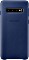 Samsung Leather Cover für Galaxy S10 navy blau (EF-VG973LNEGWW)