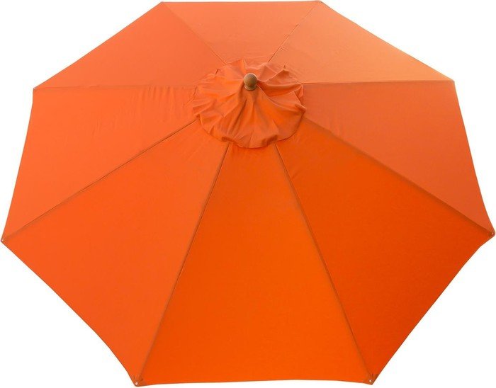 anndora parasol okrągły 350cm pomarańczowy/mandarin