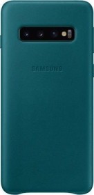 Samsung Leather Cover für Galaxy S10 grün