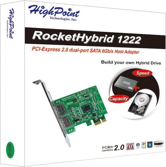 HighPoint Rockethybrydowy 1222, PCIe 2.0 x1