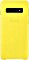 Samsung Leather Cover für Galaxy S10 gelb (EF-VG973LYEGWW)