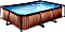 Exit Toys Wood Pool mit Filterpumpe 300x200x65cm (30.00.32.10)