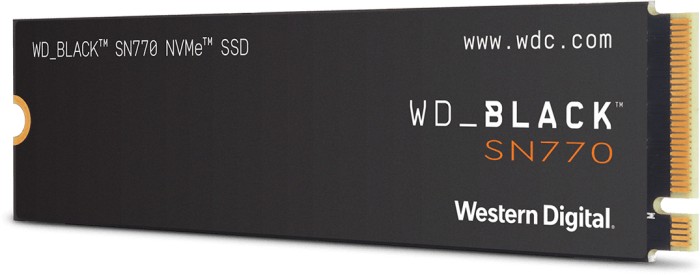 Western Digital WD_BLACK SN770 NVMe SSD 2TB, M.2 2280 / M-Key / PCIe 4.0 x4