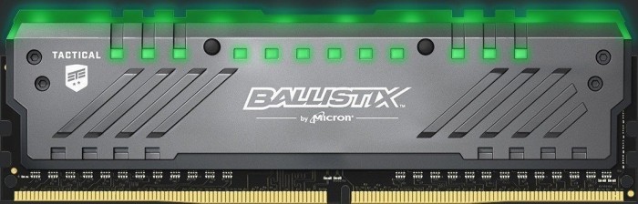 Crucial Ballistix Tactical Tracer RGB DIMM Kit 16GB, DDR4-3200, CL16-18-18