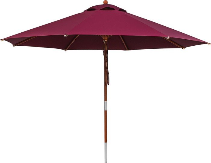 anndora parasol okrągły 350cm ciemny czerwony