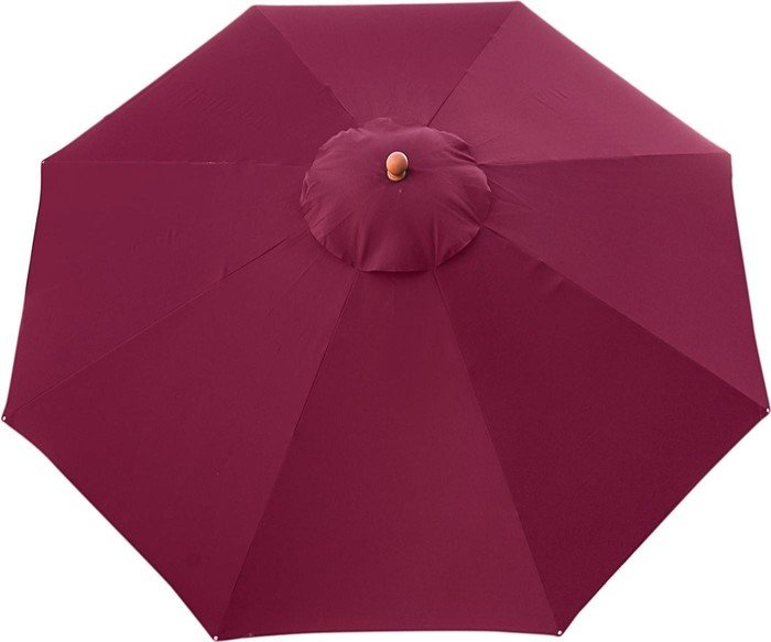 anndora parasol okrągły 350cm ciemny czerwony