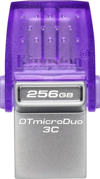 Kingston DataTraveler microDuo 3C G3 256GB, USB-A 3.0/USB-C 3.0