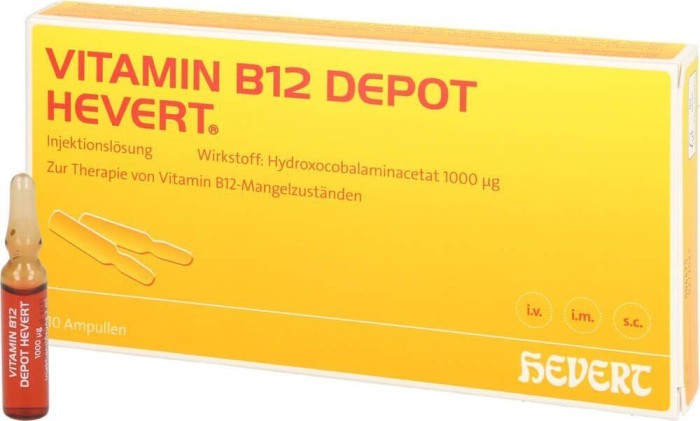witamina B12 Depot Hevert ampułki, 10 sztuk