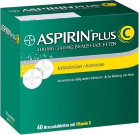 Bayer Aspirin + C Brausetabletten, 40 Stück