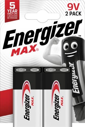 Rauchmelder 20 x Energizer Max 9V Block Alkaline E-Block 6LR21  Batterie 