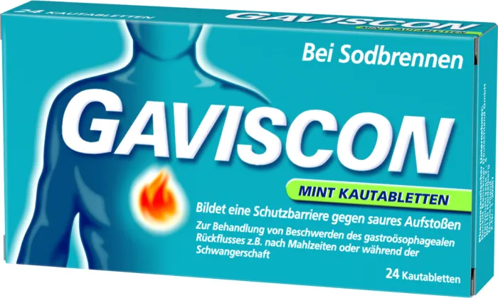 Gaviscon Mint Kautabletten 24St