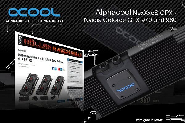 Alphacool NexXxoS GPX GTX 980 M01 z backplate