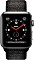 Apple Watch Series 3 (GPS + Cellular) Aluminium 38mm grau mit Sport Loop schwarz Vorschaubild