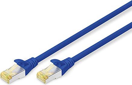 Digitus kabel patch, Cat6a, S/FTP, RJ-45/RJ-45, 7m, niebieski