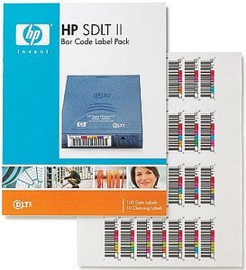 HP SDLTtape II Bar Code Label Pack, 100 Stück