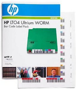 HP LTO-Ultrium 4 WORM Bar Code Label Pack