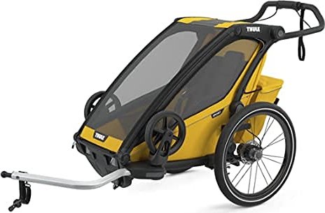 Thule Chariot Sport 1 2021 Fahrradanhänger black/spectra yellow
