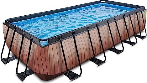EXIT Pool 5.4x2.5x1.22m 12v Sand filt. Timber Pool