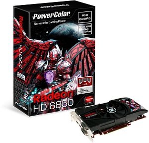 PowerColor Radeon HD 6850, 1GB GDDR5, 2x DVI, HDMI, DP