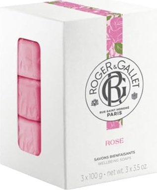 Roger & Gallet róża feste mydło, 300g (3x 100g)