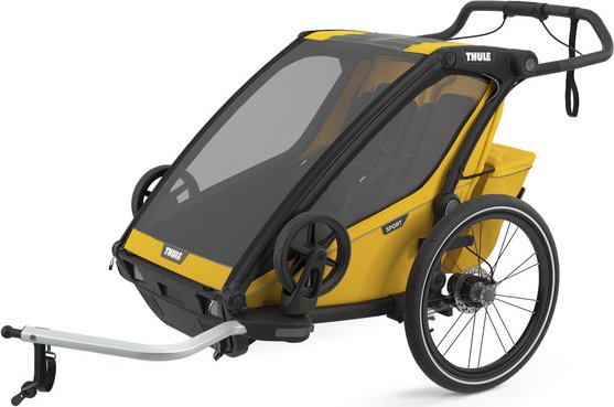 Thule Chariot Sport 2 2021 Fahrradanhänger black/spectra yellow