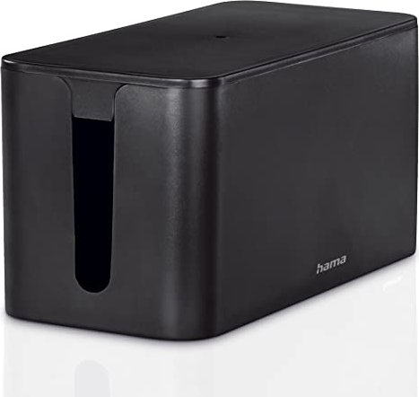 Hama Kabelbox Mini, schwarz