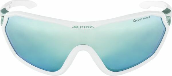 Alpina S-Way CM+ white matt-pistachio/ceramic mirror emerald