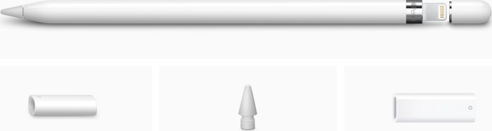 Apple Pencil 1. Gen / 2015, Set inkl. USB-C auf Appl ...