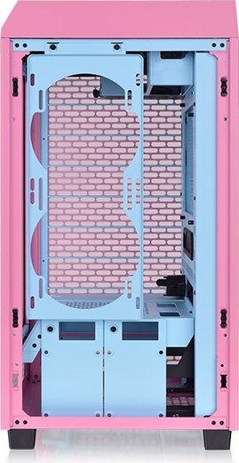 Thermaltake The Tower 200 Bubble Pink, różowy, szklane okno, mini-ITX
