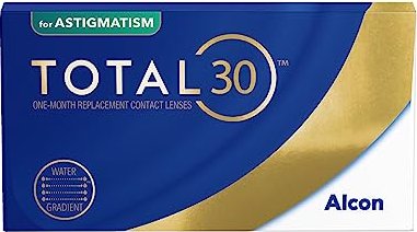 Alcon Total30 for Astigmatism, -1.25 Dioptrien, 3er-Pack