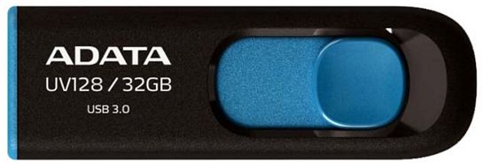 ADATA DashDrive UV128 niebieski 64GB, USB-A 3.0