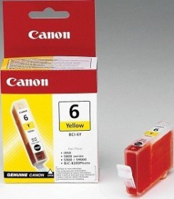 Canon ink BCI-6Y yellow