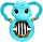 Simba Toys ABC Mirror-Elephant rattle (104010005)