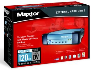 Maxtor External Pamięć masowa 5000DV 120GB, USB2.0/FireWire