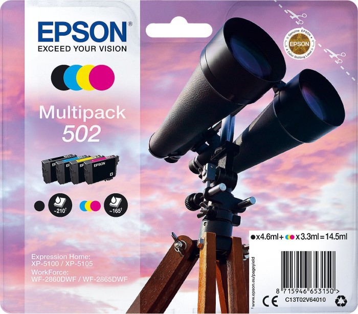 Epson tusz 502 multipack