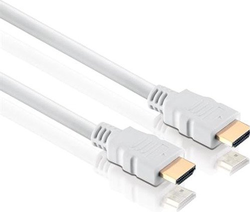 HDSupply HDMI 1.4 Kabel mit Ethernet, weiß, 15m