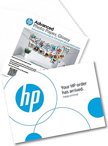 HP Advanced papier foto błyszczący, 12.7x12.7cm, 250g/m², 20 arkuszy