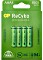 GP Batteries ReCyko Micro AAA NiMH 850mAh, 4er-Pack (12085AAAHCE-C4)