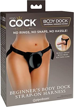 Pipedream King Cock Elite Beginner's Body Dock Strap-on Harness