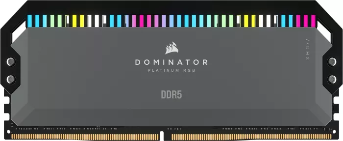 Corsair Dominator Platinum RGB szary DIMM Kit 64GB, DDR5-6000, CL36-36-36-76, on-die ECC