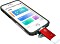 ADAM elements iKlips II czerwony 128GB, USB-A 3.0/Lightning Vorschaubild