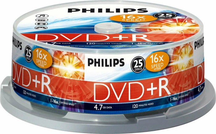 Philips DVD+R 4.7GB, sztuk 25
