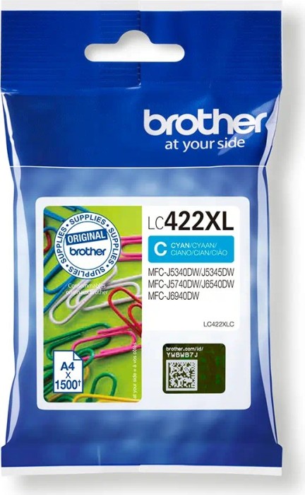 Brother ink LC422XLC cyan