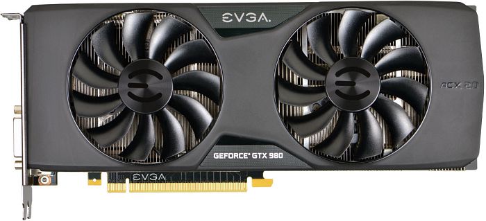 EVGA GeForce GTX 980 ACX 2.0, 4GB GDDR5, DVI, HDMI, 3x DP