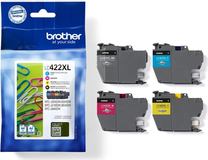Brother tusz LC422XLVAL Valuepack