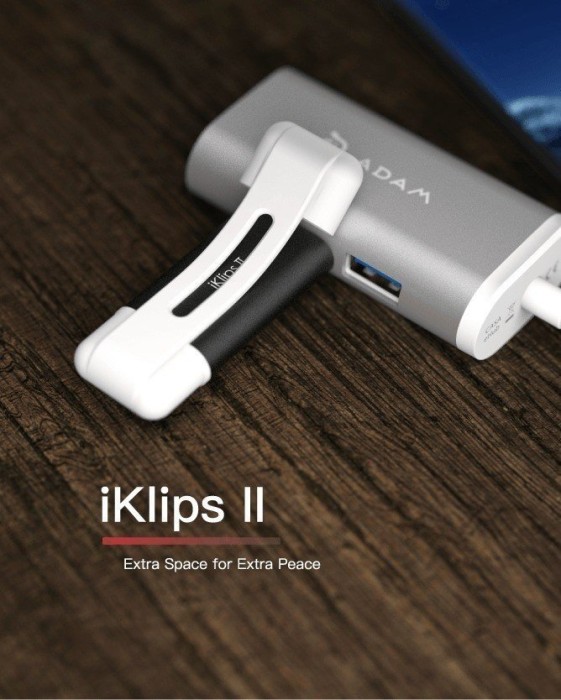 ADAM elements iKlips II szary 64GB, USB-A 3.0/Lightning