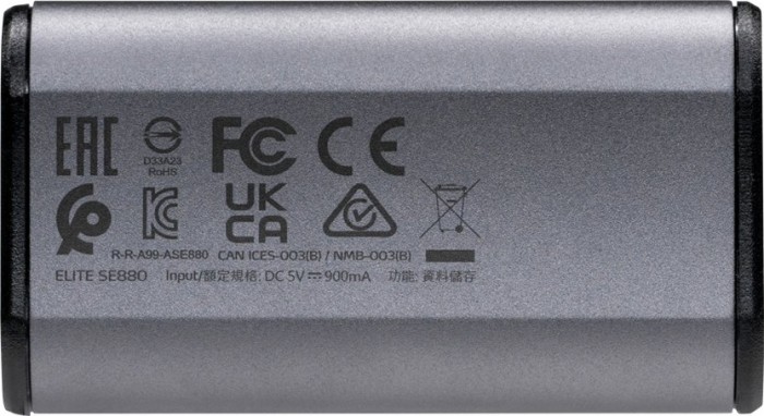 ADATA Elite SE880 Titanium Gray 2TB, USB-C 3.2